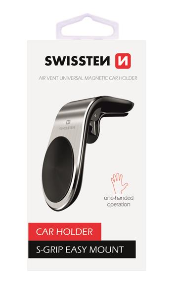 Suport Auto Swissten Metalic Air Vent Argintiu thumb